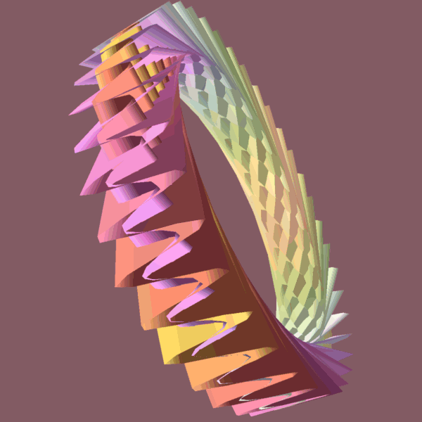 transforming water wheel with randomised drifts ... Click to get back to small image