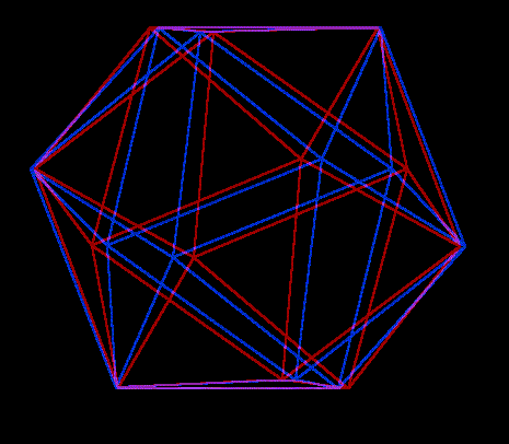 Icosahedron anaglyph